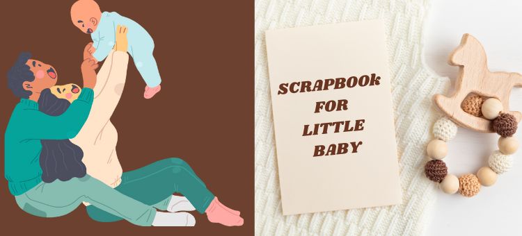 scrapbook idea for a baby shower